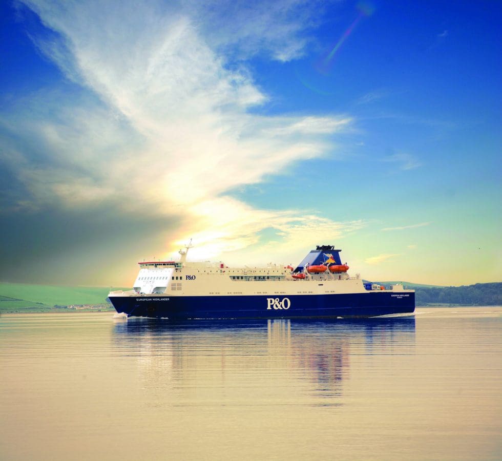 DON’T FORGET P&O IT IS THE SHORTEST FASTEST CROSSING